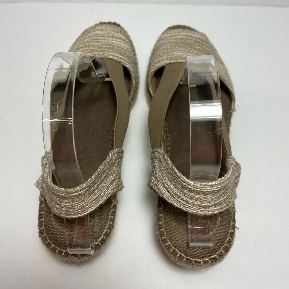 Toni Pons Taga-Sd Women’s Open Toe Beige Espadrilles Sandals Sz EU 41 US 10
